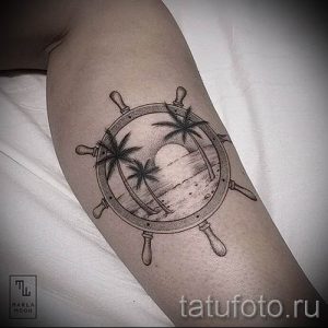 Фото тату пальма для статьи про значение татуировки пальма - tatufoto.ru - 38