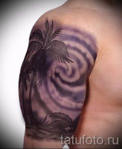 Фото тату пальма для статьи про значение татуировки пальма - tatufoto.ru - 46