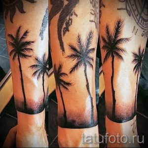 Фото тату пальма для статьи про значение татуировки пальма - tatufoto.ru - 52