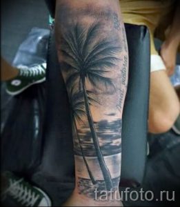 Фото тату пальма для статьи про значение татуировки пальма - tatufoto.ru - 60