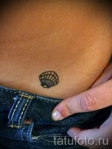 Фото тату ракушка для статьи про значение ракушки в татуировке - tatufoto.ru - 4