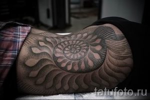 Фото тату ракушка для статьи про значение ракушки в татуировке - tatufoto.ru - 13