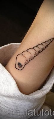 Фото тату ракушка для статьи про значение ракушки в татуировке — tatufoto.ru — 15