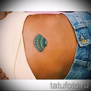 Фото тату ракушка для статьи про значение ракушки в татуировке - tatufoto.ru - 23