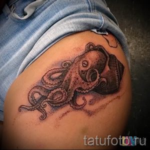 Фото тату ракушка для статьи про значение ракушки в татуировке - tatufoto.ru - 30