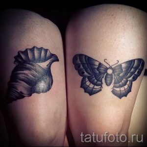 Фото тату ракушка для статьи про значение ракушки в татуировке - tatufoto.ru - 37