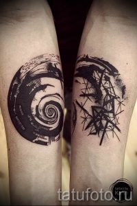 Фото тату ракушка для статьи про значение ракушки в татуировке - tatufoto.ru - 42