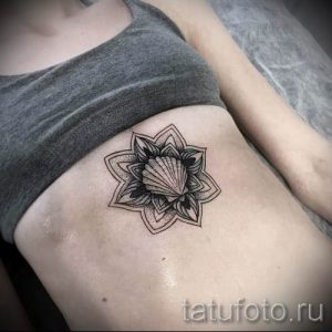 Фото тату ракушка для статьи про значение ракушки в татуировке - tatufoto.ru - 47