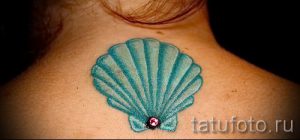 Фото тату ракушка для статьи про значение ракушки в татуировке - tatufoto.ru - 53