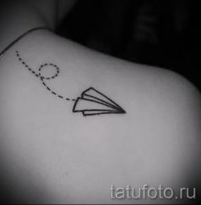 Фото тату самолет для статьи про значение татуировки с самолет - tatufoto.ru - 8