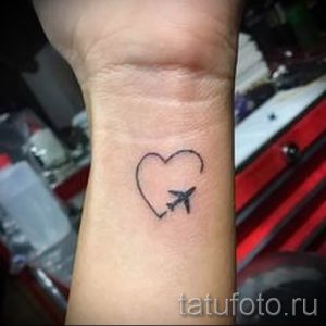 Фото тату самолет для статьи про значение татуировки с самолет - tatufoto.ru - 9