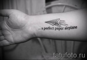 Фото тату самолет для статьи про значение татуировки с самолет - tatufoto.ru - 24
