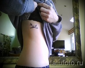 Фото тату самолет для статьи про значение татуировки с самолет - tatufoto.ru - 28