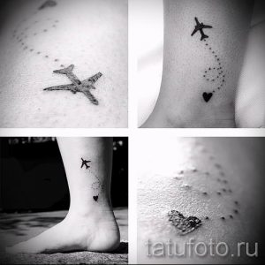 Фото тату самолет для статьи про значение татуировки с самолет - tatufoto.ru - 38