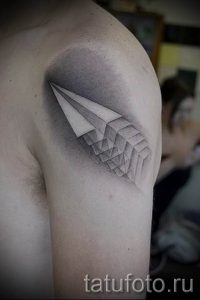 Фото тату самолет для статьи про значение татуировки с самолет - tatufoto.ru - 49