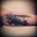 Фото тату самолет для статьи про значение татуировки с самолет - tatufoto.ru - 53