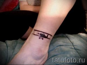 Фото тату самолет для статьи про значение татуировки с самолет - tatufoto.ru - 60