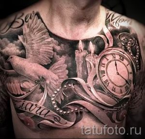 Фото тату свеча для статьи про значение татуировки со свечей - tatufoto.ru - 18