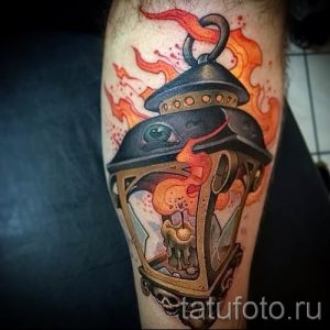 Фото тату свеча для статьи про значение татуировки со свечей - tatufoto.ru - 23