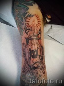 Фото тату свеча для статьи про значение татуировки со свечей - tatufoto.ru - 24