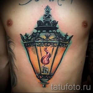 Фото тату свеча для статьи про значение татуировки со свечей - tatufoto.ru - 30