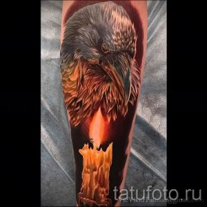 Фото тату свеча для статьи про значение татуировки со свечей - tatufoto.ru - 46