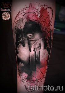 Фото тату свеча для статьи про значение татуировки со свечей - tatufoto.ru - 55