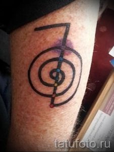 Фото тату спираль для статьи про значение татуировки с этим рисунком - tatufoto.ru - 2