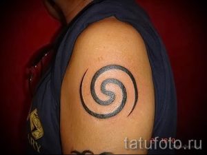 Фото тату спираль для статьи про значение татуировки с этим рисунком - tatufoto.ru - 4