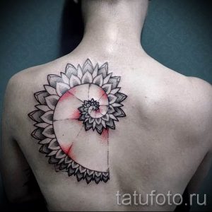 Фото тату спираль для статьи про значение татуировки с этим рисунком - tatufoto.ru - 5