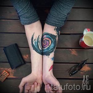 Фото тату спираль для статьи про значение татуировки с этим рисунком - tatufoto.ru - 13