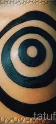 Фото тату спираль для статьи про значение татуировки с этим рисунком — tatufoto.ru — 14
