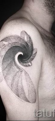 Фото тату спираль для статьи про значение татуировки с этим рисунком — tatufoto.ru — 26