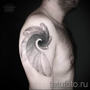 Фото тату спираль для статьи про значение татуировки с этим рисунком - tatufoto.ru - 26
