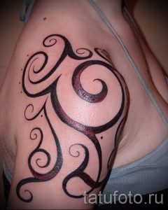 Фото тату спираль для статьи про значение татуировки с этим рисунком - tatufoto.ru - 40