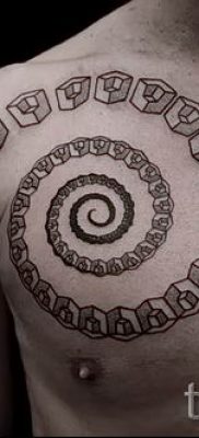 Фото тату спираль для статьи про значение татуировки с этим рисунком — tatufoto.ru — 41