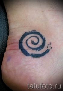 Фото тату спираль для статьи про значение татуировки с этим рисунком - tatufoto.ru - 45