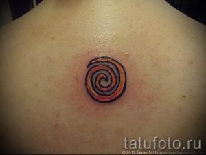 Фото тату спираль для статьи про значение татуировки с этим рисунком - tatufoto.ru - 47