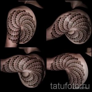 Фото тату спираль для статьи про значение татуировки с этим рисунком - tatufoto.ru - 55