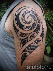 Фото тату спираль для статьи про значение татуировки с этим рисунком - tatufoto.ru - 59