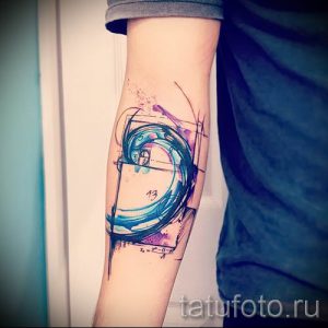 Фото тату спираль для статьи про значение татуировки с этим рисунком - tatufoto.ru - 61
