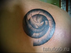 Фото тату спираль для статьи про значение татуировки с этим рисунком - tatufoto.ru - 65