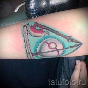 Фото тату тату дары смерти для статьи про значение рисунка татуировки - tatufoto.ru - 29