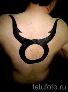 Фото тату телец для статьи про значение татуировки с рисунком телец - tatufoto.ru - 6