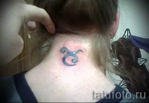 Фото тату телец для статьи про значение татуировки с рисунком телец - tatufoto.ru - 9