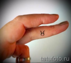 Фото тату телец для статьи про значение татуировки с рисунком телец - tatufoto.ru - 27