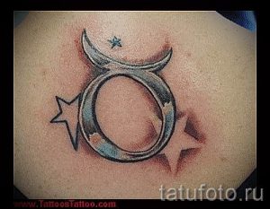 Фото тату телец для статьи про значение татуировки с рисунком телец - tatufoto.ru - 31