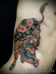 Фото тату телец для статьи про значение татуировки с рисунком телец - tatufoto.ru - 34