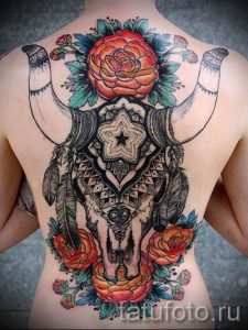 Фото тату телец для статьи про значение татуировки с рисунком телец - tatufoto.ru - 35