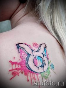 Фото тату телец для статьи про значение татуировки с рисунком телец - tatufoto.ru - 37